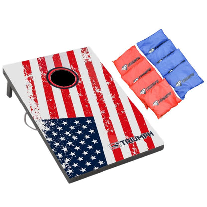 2x3 Premium Cornhole Set with LED Lights Includes 8 Toss Bags and Cornhole Boards