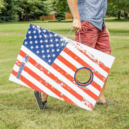 2x3 Premium Cornhole Set with LED Lights Includes 8 Toss Bags and Cornhole Boards