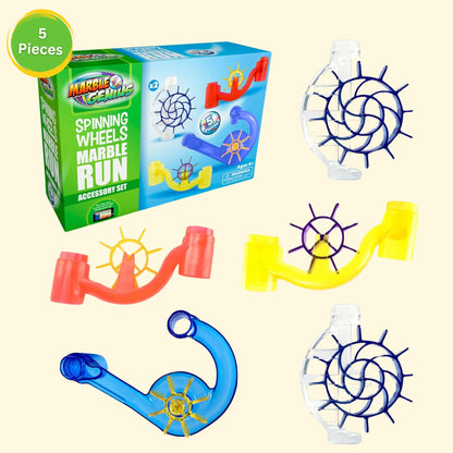 Marble Run Set and Add-On Accessory Set for Kids Full-Color Instructions, Great for Kids & Teens