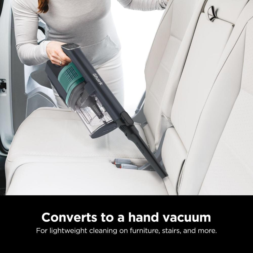 Cordless Pro Vacuum with PowerFins and Self-Cleaning Brushroll, Includes Upholstery and Crevice Tools, Up to 60-Minute Runtime, HEPA Filtration, Dark Grey/Mojito