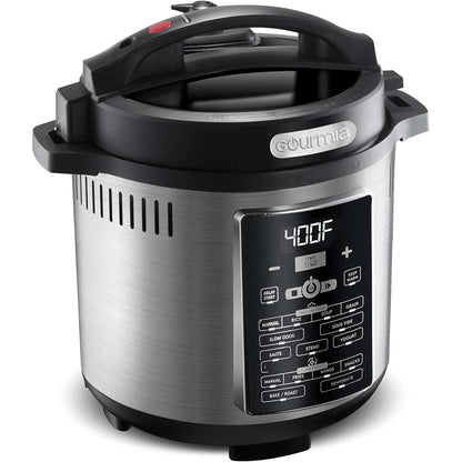 One-Lid Pressure Cooker & Air Fryer 6QT SmartPot with 15 One Touch Cooking Functions